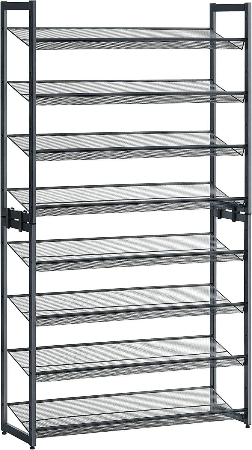 Wall Mount Shoe Rack Black Set 2 Shoe Stand Industrial Schuhregal