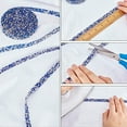 thumbnail image 3 of 3 Yards Crystal Rhinestone Ribbon Bling Ribbon Wrap Sparkling Rhinestone Ribbon Resin Hotfix Belt, 3 of 9