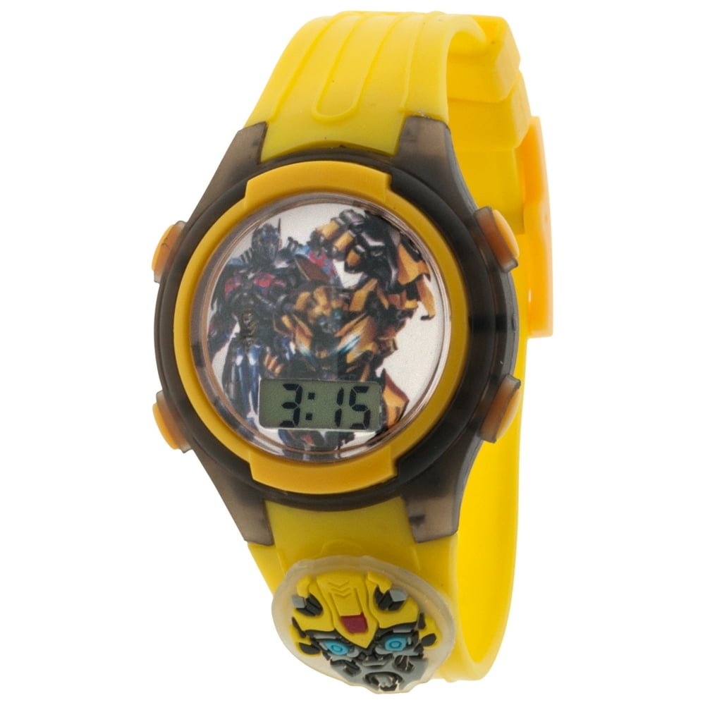 Transformers Boys Digital Watch, Yellow