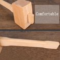 thumbnail image 3 of Martillo de madera maciza de , herramientas de carpintería, mazo de tallado, 130mm 130 mm Sharpla Mazo de madera maciza de haya, 3 of 8