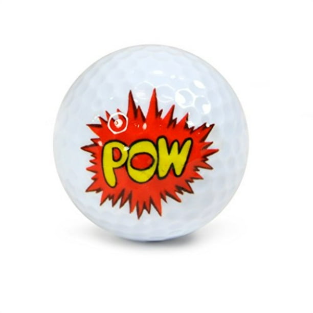 NITRO NOVELTY GOLF BALLS POW WOW