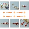thumbnail image 5 of 1box 90pcs DIY Earring Making Kits Stainless Steel Leverback Earring Findings with Cross Pendants, 5 of 7