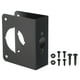 thumbnail image 1 of Placa de refuerzo para puerta Uxcell para reparación y refuerzo de puertas, 1 juego para puerta de 1-3/4" de grosor, tamaño de 4-1/2", color negro, 1 of 6