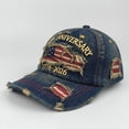 thumbnail image 2 of 250 Anniversary USA Hat Embroidered United States 250 Year American Anniversary Baseball Cap,Blue, 2 of 4