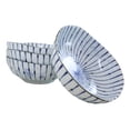 thumbnail image 2 of Pack Of 4 Fubuki Tokusa Made In Japan Round Flair Deep Plates Shallow Bowls 44oz, 2 of 10