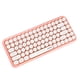 thumbnail image 5 of Teclado inalámbrico Bluetooth 308i con teclas redondas para juegos y 84 teclas para portátil Rosado, 5 of 9