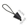 thumbnail image 2 of FRCOLOR 6pcs Kayak Drain Plug Black Silicone Scupper Plugs For Canoe And Fishing Kayak Portable Kayak Stoppers With Lanyard Easy Installation And Removal Suitable Fit For Drain Holes, 2 of 8