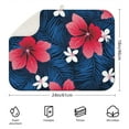 thumbnail image 2 of Colorful Tropical Floral Dish Drying Mat – Hawaiian Palm Leaf and Exotic Botanical Print, 2 of 4