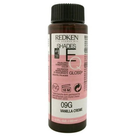 Shades EQ Color Gloss 09G - Vanilla Creme by Redken for Women - 2 oz Hair Color