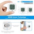 thumbnail image 5 of Termómetro higrómetro Bluetooth, sensor inalámbrico con función de notificación de alarma y exportación de datos a través de la aplicación para iOS Android, 【2 piezas】 TUNC Sencillez, 5 of 5