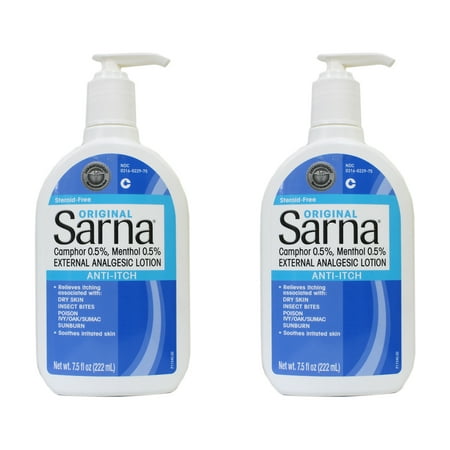 Sarna Anti-Itch Lotion Original 7.50 oz (Pack of 2)