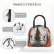 thumbnail image 4 of Balery Polka Dot Rhino Welcome Bolsa de Almuerzo para Mujeres, Caja de Almuerzo, Bolsa de Almuerzo Pequeña Impermeable, Tote de Almuerzo Reutilizable con Gran Capacidad, 4 of 6
