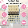 thumbnail image 2 of OXIZONA Nail Adhesive Tabs Strong Nail Glue Stickers for Press Ons Nails Waterproof Breathable Jelly Double Sided Adhesive Nail Tabs 10 Sheets（240 pcs） E22, 2 of 3