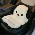 thumbnail image 5 of Cute Car Seat Cushion, Winter Thick Seat Cover with Backrest, Cozy Car Interior Accessory, Soft Fleece Car Mat, for Women Drivers and Winter Comfort During Cold Weather Commutes, 5 of 6