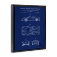 thumbnail image 3 of Stupell Industries Industrial Detailed Automobile Blueprint Black Floating Frame Canvas Art, 17 x 21, by Karl Hronek, 3 of 8