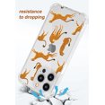 thumbnail image 4 of Cheetah Leopard Clear Case for iPhone 14 Pro,Aesthetic Art Design Case for Men Women,Unique Soft Transparent TPU Bumper Case Cover, 4 of 5