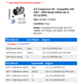 thumbnail image 2 of A/C Compressor Kit - Compatible with 2007 - 2009 Nissan Altima (Up To 04/16/2009) 2008, 2 of 2