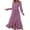 Purple, variant on Prom Dress Prom Dress Women Fashion Boho Maxi Dress V-Neck Long Sleeve Flowy Slit Wedding Party Dresses for Summer Wedding Guest & Elegant Evening Gown
