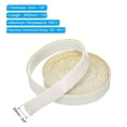 thumbnail image 2 of Uxcell 3/4"x 1/8"x118" Wood Stove Gasket, 2Pcs Fiberglass Self Adhesive High Temperature Resistance Seal Rope, White, 2 of 6