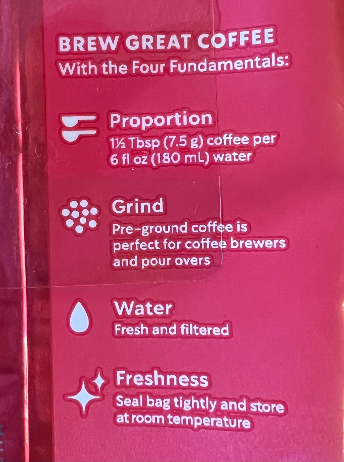Starbucks Peppermint Mocha Flavored Ground Coffee, 11 Oz, Pack of 2