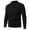 Black, variant on Men's Mock Neck Sweater Long Sleeve Ribbed Knit Slim Fit Casual Pullover Top
