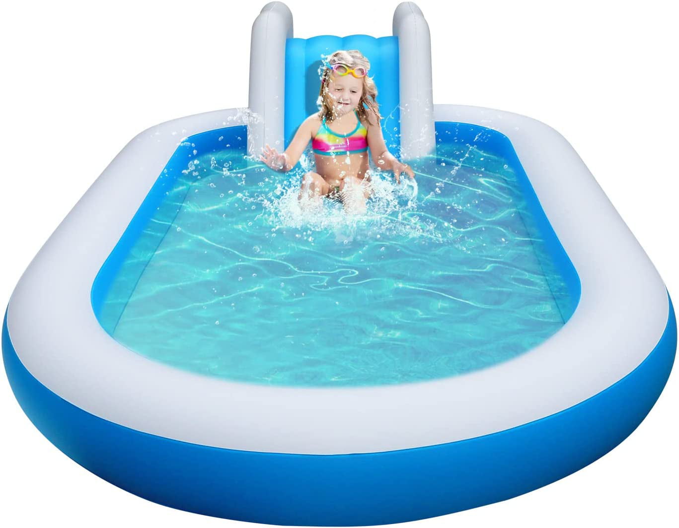 INFLATABLE 9FT OCTAGONAL FAMILY PADDLING POOL 1806L 