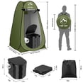 thumbnail image 3 of Kit de Baño para Camping YSR VEF con Carpa de Privacidad Plegable, 3 of 9