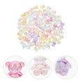 thumbnail image 2 of Beads Acrylic Green Decorative Effect Jewelry Components 100Pcs, 2 of 9