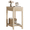 End Table - Oak, variant on Aufeile 51" Entryway Table, Modern Fluted Console Table with 3 Storage Drawers and Open Shelf, Narrow Sofa Couch Table for Living Room Hallway Entrance Foyer, Walnut, Home Decor