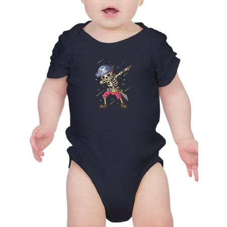 

Cartoon Pirate Skeleton Dab Bodysuit Infant -Image by Shutterstock 12 Months