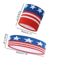 thumbnail image 3 of Hip-hop Style Sweatbands For Athletes Compression Wrist Support & Cooling Headband Soft, 3 of 8