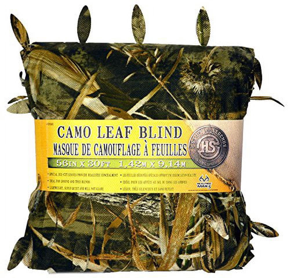 Hunter's Specialties Camo Leaf Ground Blind Material, Realtree Max-5, 56" x 30