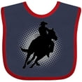 thumbnail image 3 of Inktastic Rodeo Rider Team Roping Boys Baby Bib, 3 of 4