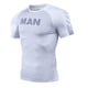 thumbnail image 3 of Mallas de moda de alta elasticidad de manga corta para hombre, ropa deportiva de secado rápido, ropa deportiva para entrenamiento muscular, ropa transpirable para correr, 3 of 4