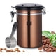 thumbnail image 1 of Lata de café, lata de café con aroma hermética, 500 g, lata de café en grano, lata hermética de acero inoxidable, lata de aroma, recipiente para café con cuchara, lata para almacenar café,, 1 of 6