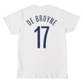 thumbnail image 3 of Youth 1863FC Kevin De Bruyne White Manchester City Player T-Shirt, 3 of 3