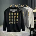 thumbnail image 5 of Sudaderas para hombre, estampado gráfico, corte ajustado, color negro, ropa para hombre, sin capucha, jersey de moda Harajuku, divertidas, cálidas ofertas de bienvenida, 5 of 5