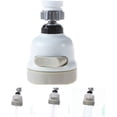 thumbnail image 1 of Cabezal de grifo de cocina movible, rociador de agua, grifo giratorio de 360 grados, adaptador de filtro de boquilla de rosca interna, Conector de burbujeador para ahorro de agua Ormromra LRWJ031, 1 of 7