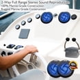 thumbnail image 3 of Altavoces marinos Pyle PLMRS43BL, resistentes al agua, 4 pulgadas, 2 vías, 100 W, 3 of 5