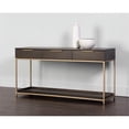 thumbnail image 2 of Sunpan Rebel 63" Contemporary Wood Console Table in Gold/Charcoal Gray, 2 of 10