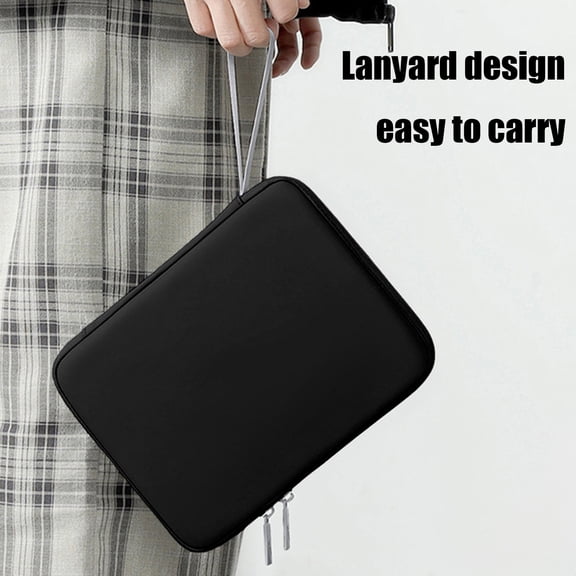 Upgraded Tablet Sleeve Bag Carrying Case Suitable For 12.9'' Multi Functional Tablet Computer Storage Bag Comes With A Lanyard And Multiple Pockets For Storage G