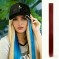 thumbnail image 4 of 22 Inch Synthetic Clip In Hair Extensions Straight Style Wig For Party Hairpieces Easy To Wear, 4 of 4