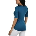 thumbnail image 2 of ToBeInStyle Women's Classic Loose Knit Tee, 2 of 5