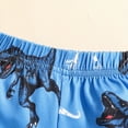 thumbnail image 4 of HCNTES Summer Outfit Toddler Baby Boy Girl Funny Graphic Short Sleeve T-Shirt Shorts Set Infant Boy Clothes 2Pcs Set(Blue,12-18 Months), 4 of 8