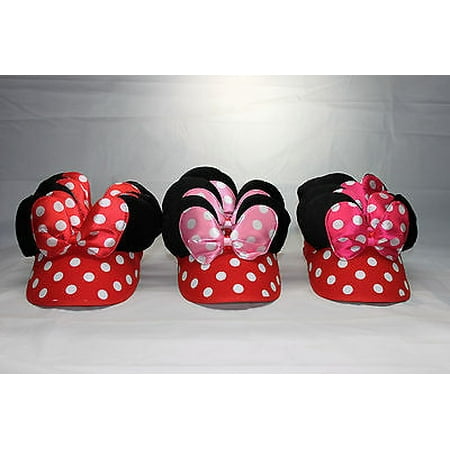 Headband Visor - LWS LA Wholesale Store 10 Minnie Mickey Sun Visor Hat Headbands black Polka Dot Ears Party Favors