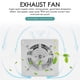 thumbnail image 5 of 4 Inch 20W 220V High Speed Exhaust Fan Toilet Kitchen Bathroom Hanging Wall Window Glass Small Venti, 5 of 5