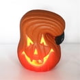 thumbnail image 4 of Halloween Jack O Lantern Pumpkin Lantern Light up Vintage Halloween Decorations Plastic Hollow Pumpkins Table Decor for Home Fall Party Supplies Indoor Outdoor,Pumpkin Lamp,B, 4 of 7