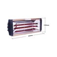 thumbnail image 4 of 800W E Handheld Infrared Heating Halon Paint Curing Lamp With Stand For Car Body Repair ,Fast Drying, 4 of 6
