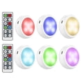 thumbnail image 1 of Labymos Under Cabinet Light with 2 Remote Control 16 RGBW Colors & 3 Dynamic Modes, 1 of 8