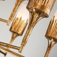 thumbnail image 2 of Lucas McKearn Sawgrass 9 Lt Chandelier in Gold Leaf, 2 of 7